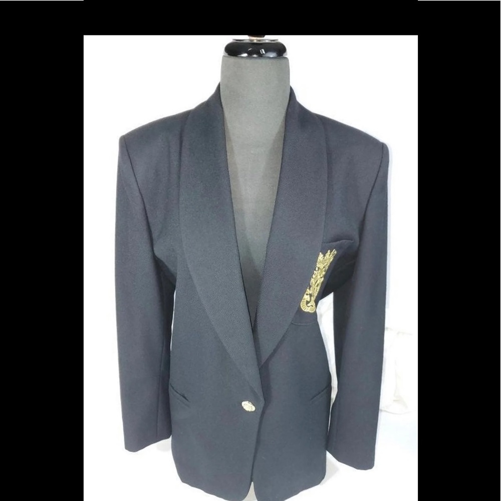Classiques Black 100% wool blazer